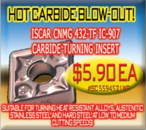 CNMG 432TF IC907 TURNING INSRT