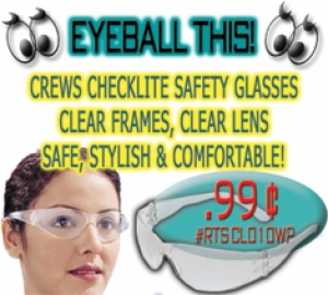 CHECKLITE SAFETY GLASSES,